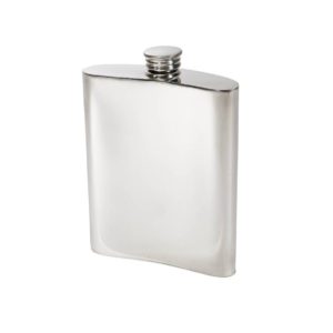 The Personalised 6 oz Welsh Dragon Pewter Kidney Hip Flask